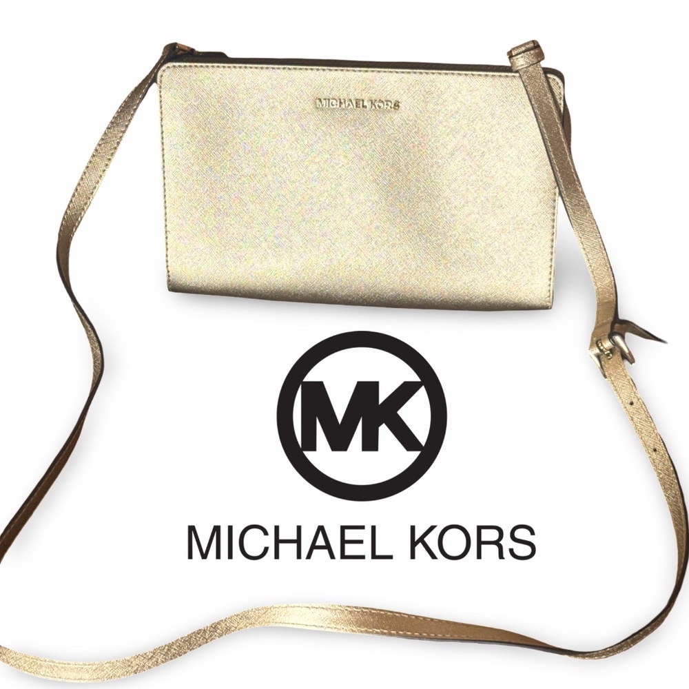 MICHAEL KORS Jet Set Travel  Leather Crossbody Authenticated - Picture 3 of 15